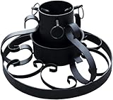 FineHome Metall Tannenbaumständer Weihnachtsbaumständer Ø 40cm...