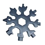 18 in 1 Schneeflocke Outdoor Survival Tourismus Multi Tool Edelstahl...