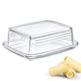 Westmark Butterdose, Dekorativ, Länge: 14,3 cm, Glas, Transparent,...