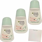 usy Bundle für Garnier Mineral Deo Roll-on Hyaluronic Care 48h 3er Pack...