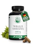 Tribulus Terrestris Kapseln – Hochdosiert: 2.250 mg mit 90 %...