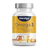Omega 3 (400 Kapseln) - 1.000 mg Fischöl pro Kapsel mit EPA & DHA -...