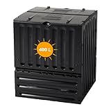 Yoursol Eco-King Komposter für den Garten, 400 L, Schnellkomposter...