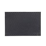 Relaxdays Gummi Fußmatte 60 x 40 cm Fußabtreter aus 100% Gummimaterial...