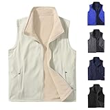 Herren-Thermoweste, Herren-Weste, Sport, doppelseitige Weste, Freizeit,...