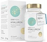 Hyaluronsäure Kapseln hochdosiert mit 500 mg pro Kapsel - 90 vegane...