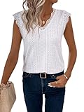 GORGLITTER Spitzenshirt Damen Elegant Tshirt Mit Spitze Sommer Oberteile...