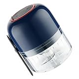 Uonlytech Elektrischer Mini Knoblauch Crusher USB Wiederaufladbar...