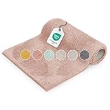 Blumtal Badematte 50x80 cm Hochflor - Oeko-TEX zertifizierter Badteppich -...