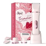 Rasierer Damen, 3-in-1 Intimrasierer für Frauen, für Körper &...