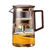 Glasteekanne Mit Griff - 500 Ml/750 Ml Tee - -Teekessel Mit Sieb |...