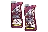 MANNOL Getriebeöl Extra Getriebeoel 75W-90 API GL 4/GL 5 LS 2 Stück á 1...