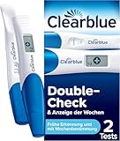 Clearblue Schwangerschaftstest Kombipack Double-Check Früh & Woche, 2...