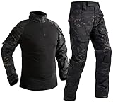 Uugood Combat Shirt Pant Tactical Anzüge Armee Militär T-Shirt Paintball...