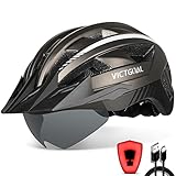 VICTGOAL Fahrradhelm Herren Damen MTB Helm mit Abnehmbarer Magnetische...