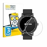 BROTECT 3 Stück Schutzglas für Armbanduhren (Kreisrund, ø: 44 mm)...