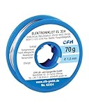 CFH Elektroniklot EL 324 – Lötzinn Ø 1,0 mm, 70 g, flussmittelgefüllt,...