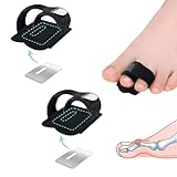 2 Stück Hammerzehen Korrektoren, Hammerzehen Schienen Bandagen, Hallux...