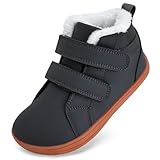 Kinder Winter Barfußschuhe Junge Mädchen Wanderschuhe Breite Barfuß...