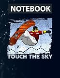 Snowboard Mountain Snowboarding Freestyle Touch The Sky 130 Pages...