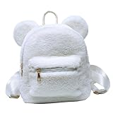 ANDRESLAD Süßer Bärenohr Rucksack für Wasserdichte Umhängetasche...