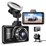 AZDOME M01 Pro Dashcam Auto Vorne Hinten 1080P FHD Autokamera mit 64GB SD...