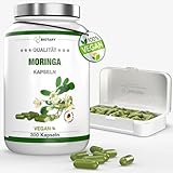 Moringa Oleifera 300 Kapseln, 1800mg Hochdosiert, 3-4 Monatsvorrat,...