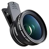 Textiluxe 2 in 1 Handy Objektiv Kit,Universal Handy Kamera objektiv,0,45 x...