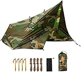 FREE SOLDIER Tarp Wasserdicht 3m x 3,2m Tarp Ultraleicht Zeltplanen UV...