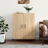 Homvdxl Sideboard mit 2 Türen, moderner Aufbewahrungsschrank, 69 x 34 x 90...