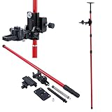 TOPWAY Laser Niveau Teleskopstange 115–300 cm Regulierbare Höhe...
