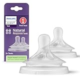 Philips AVENT Natural Response Sauger – 2x Sauger für Babyflaschen mit...