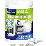 WoldoClean Reinigungstabletten für Kaffeevollautomaten 150x 2g -...