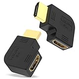 VCELINK 8K HDMI Winkelstecker, 90 und 270 Grad Winkel, 2.1 Kabel...