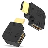 VCELINK 8K HDMI Winkelstecker, HDMI 90 und 270 Grad Winkel, HDMI 2.1 Kabel...