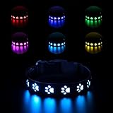 Ankilo LED Leuchthalsband Hund,Leuchthalsband für Hunde...