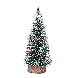 TinaDeer Künstlich Mini Tannenbaum Deko - Weihnachtsbaum 15CM -...