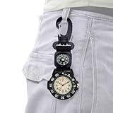 Rechory Armbanduhr mit für Herren, Sportuhr mit Karabiner, wasserdicht,...