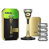 Gillette Labs Champion Gold Edition Nassrasierer Herren, Rasierer mit...