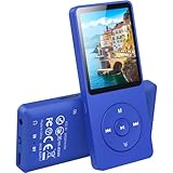 AGPTEK 64GB MP3 Player Bluetooth 5.3 mit Lautsprecher, 40 Stunden...