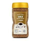 by Amazon Gold Instant Kaffee, Mittlere Röstung, 200g, 1er-Pack -...