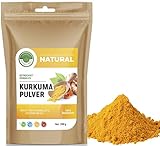 Natural Welt Kurkuma Pulver 350g I fein gemahlen Kurkumawurzel I als Zugabe...