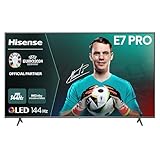 Hisense 55E7NQ Pro 139 cm (55 Zoll) Fernseher, 4K UHD, QLED, Smart TV,...