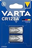 VARTA Batterien CR123A Lithium Rundzelle, 2 Stück, 3V, Spezialbatterien...