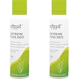 efasit Extreme Fuß Deo, 150 ml - 48h Trocken Wirkung, Antitranspirant für...