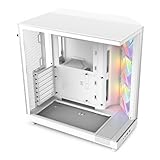 NZXT H6 Flow RGB | CC-H61FW-R1| Kompaktes Mid-Tower Gehäuse mit Zwei...
