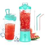 Vaeqozva 600ml Tragbarer Mixer Smoothie Maker To Go Mixer Smoothie Blender...