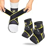 Bracoo FS60 Sprunggelenkbandage 2 Stück, Einstellbares Bandage Fußgelenk,...
