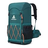 Bseash 40L Leichter wasserdichter Wanderrucksack mit Regenschutz, Outdoor...