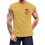 Herren-Tanktop für den Sommer, für Sport, lässig, ärmellos, große...